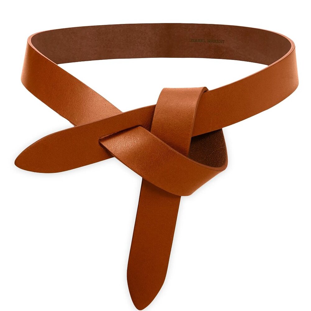 Isabel Marant Lecce Knotted Leather Belt Med